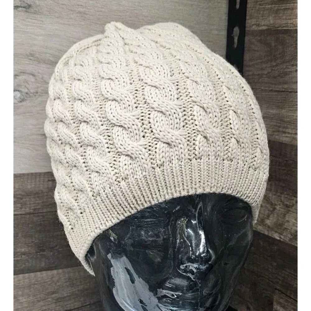 Richardson 138 SAND Women's Cable Knit Beanie SMALL